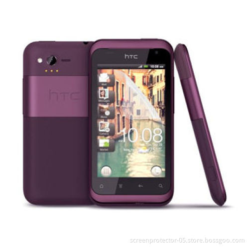 Clear Mobile Phone Anti-glare Screen Protector for HTC Rhyme, Made of 100% Japan PET Material